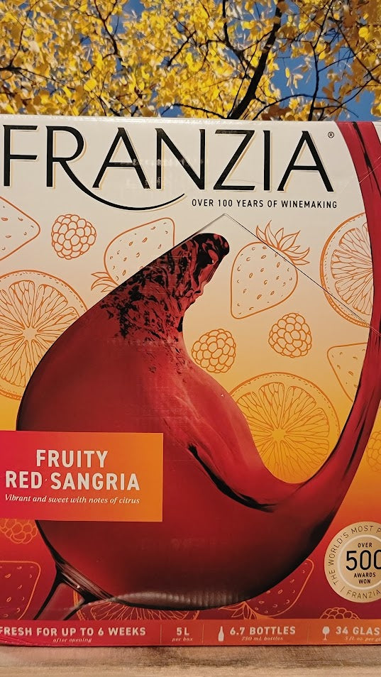 Franzia fruity red sangria