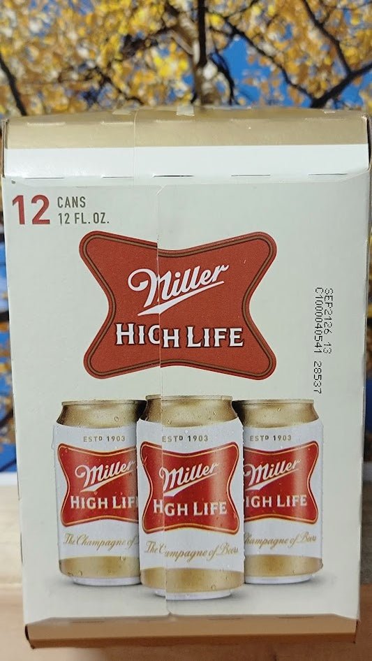 Miller high life cans