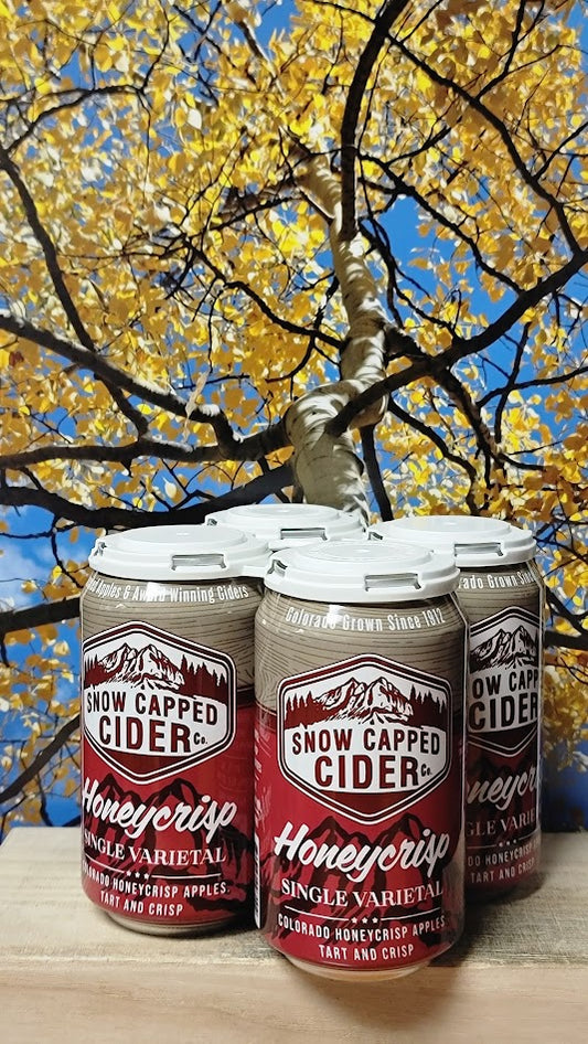 Snow capped cider honey crisp