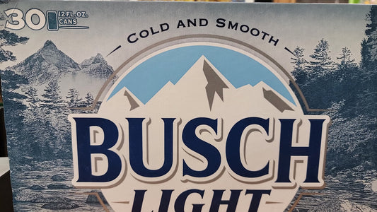 Busch light cans