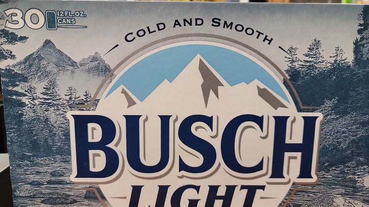 Busch light cans