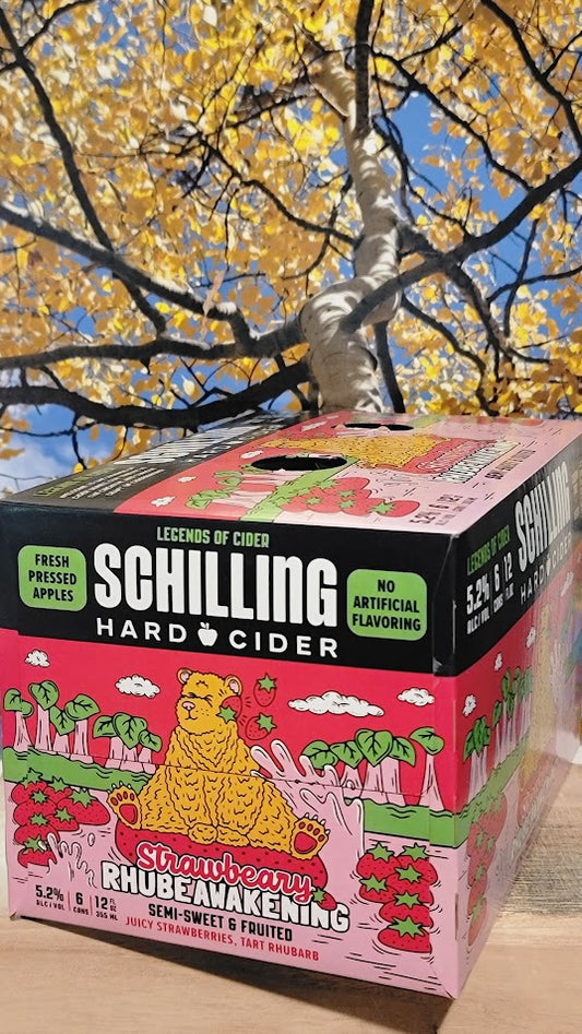 Schilling hard cider strawberry rhubeawakening