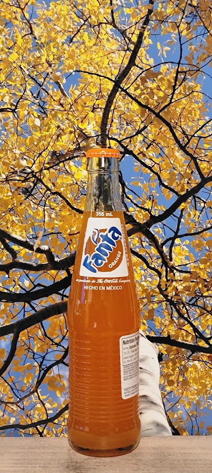 Fanta orange real sugar