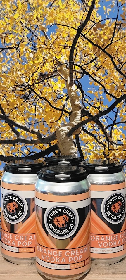 Kure's orange cream vodka pop