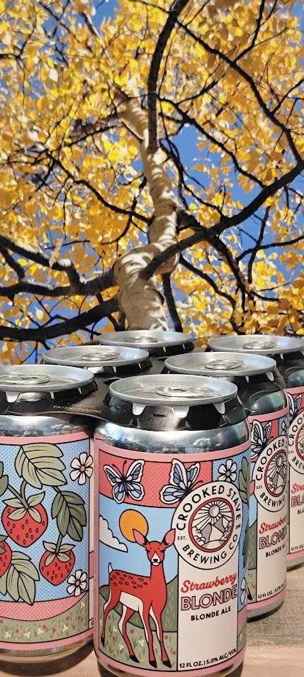 Crooked stave strawberry blonde ale