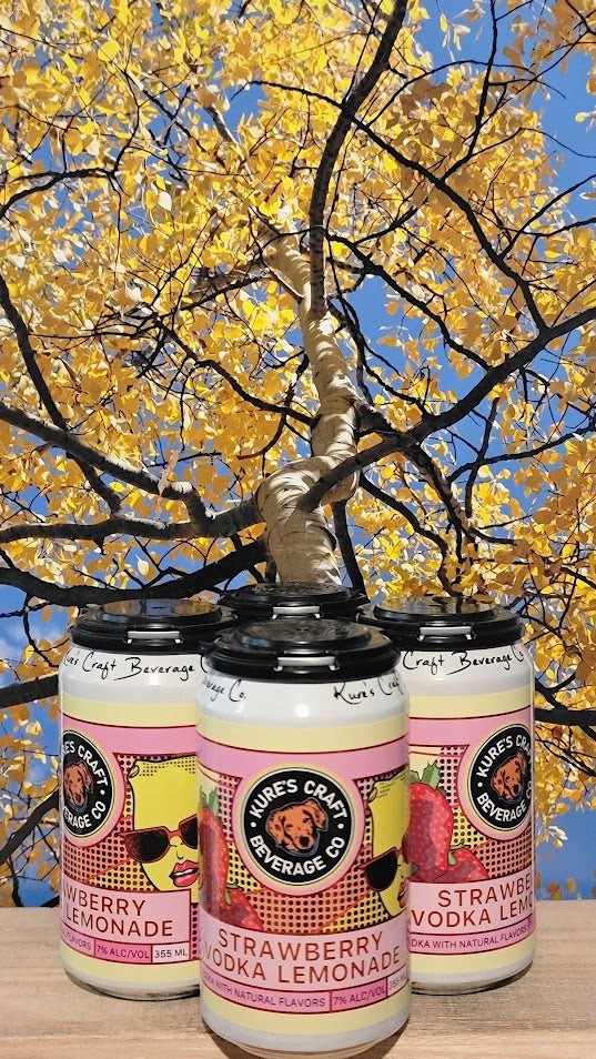 Kure's strawberry vodka lemonade