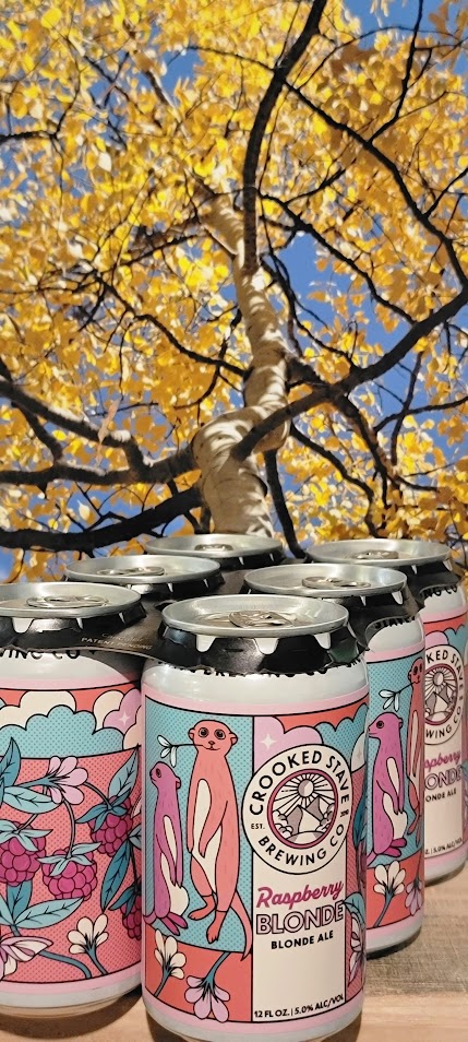 Crooked stave raspberry blonde ale