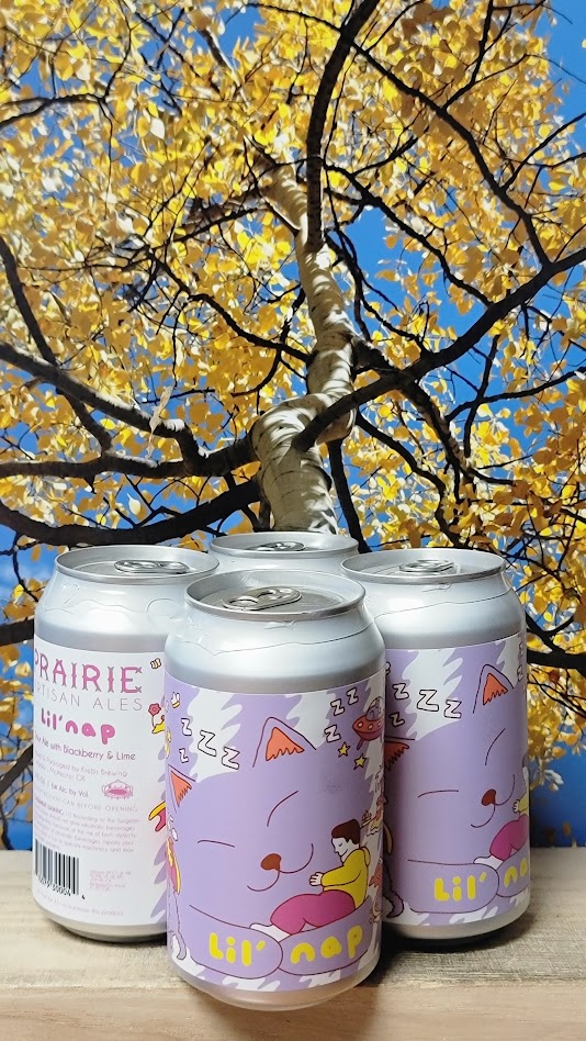 Prairie lil nap blackberry & Lime sour ale