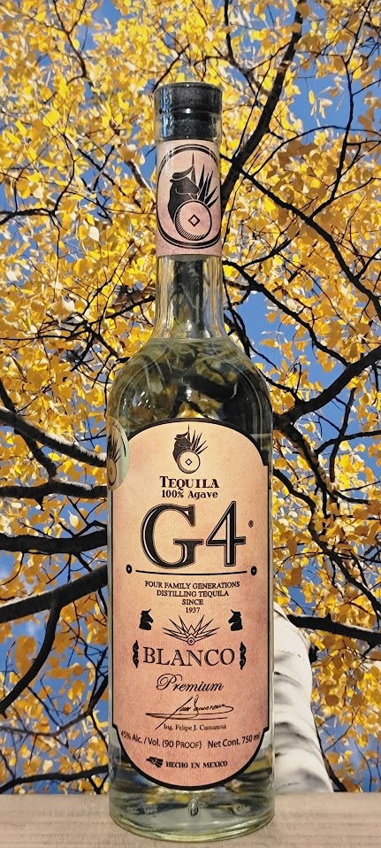 G4 blanco premium de madera tequila