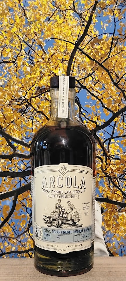 Arcola pecan finished cask strength whiskey