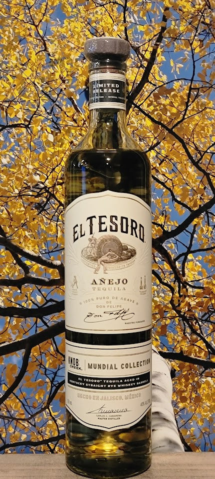 El tesoro mundial collection anejo tequila