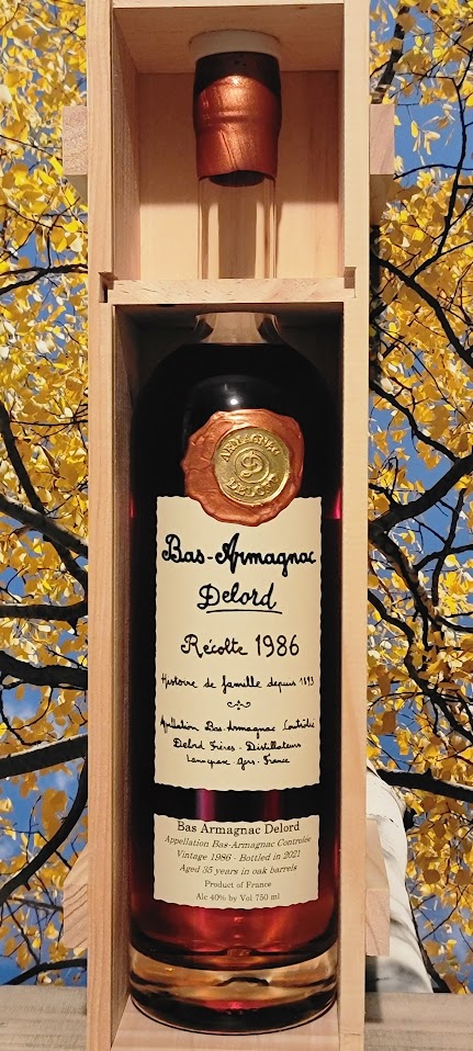 Delord 1986 armagnac – Sovereignty Wines