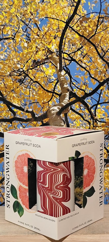 Strongwater sparkling grapefruit soda