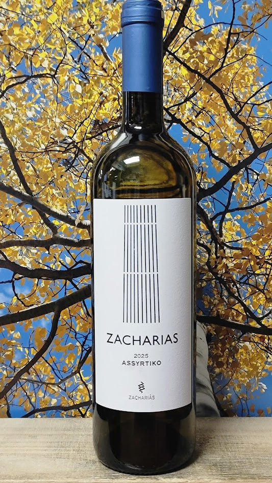 Zacharias assyrtiko white dry wine