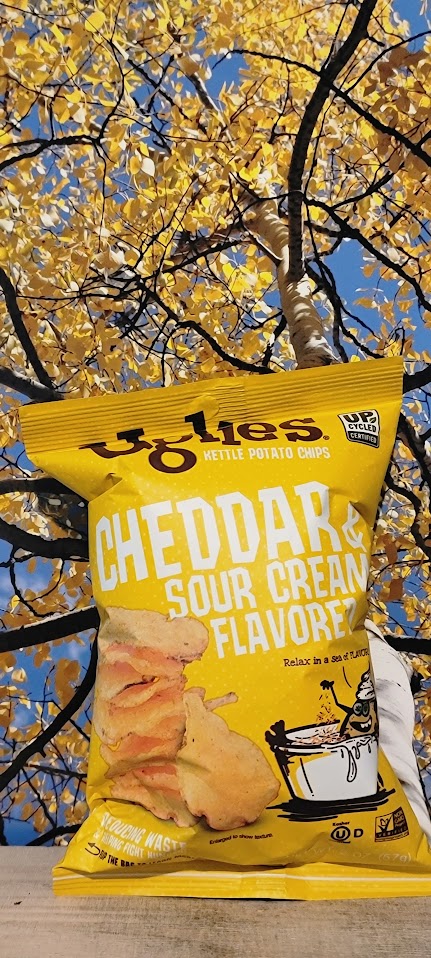 Uglies kettle potato chips cheddar & sour cream