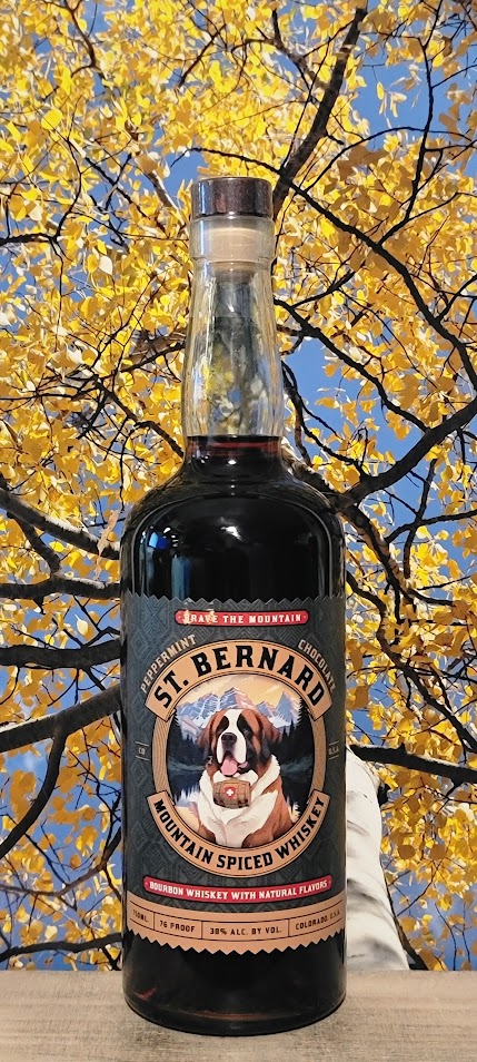 St bernard mountain spiced whiskey