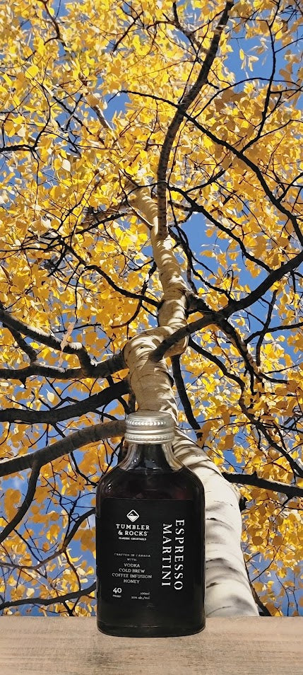 Tumbler & rocks espresso martini cocktail