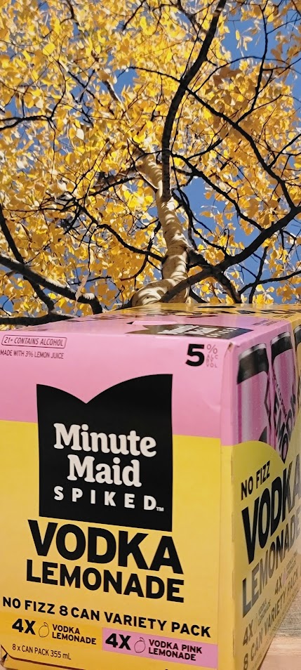 Minute maid spiked vodka lemonade