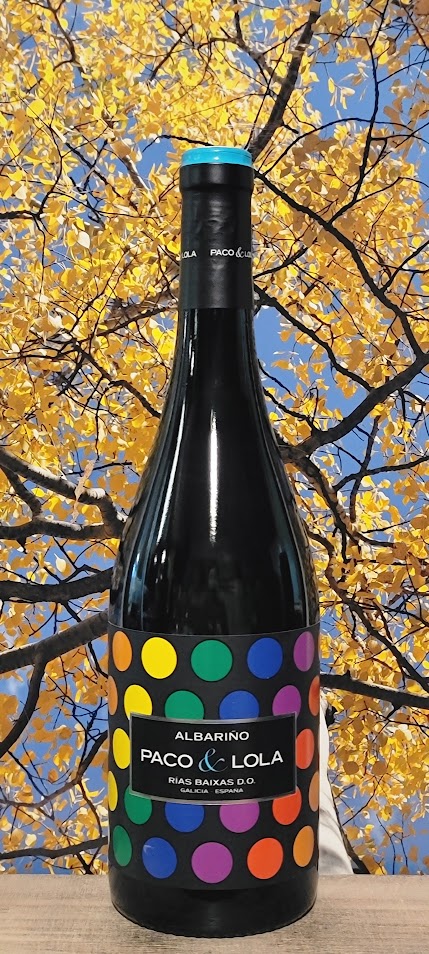 Paco lola albarino celebration label