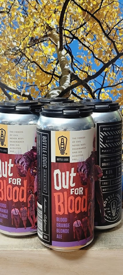 Bottle logic blood orange blonde ale