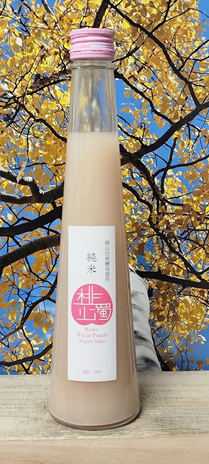 Sake story momo white peach nigori