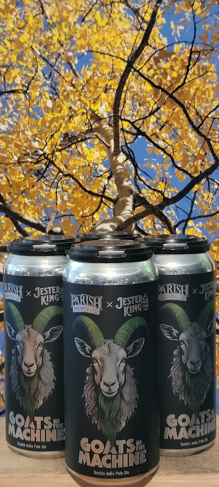 Parish brewing goats in the machine dipa