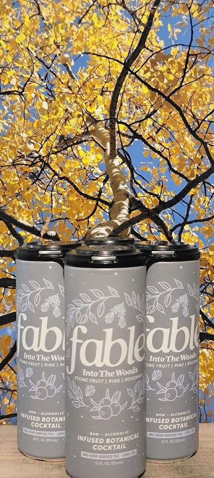 Fable into the woods infused botanical cocktail