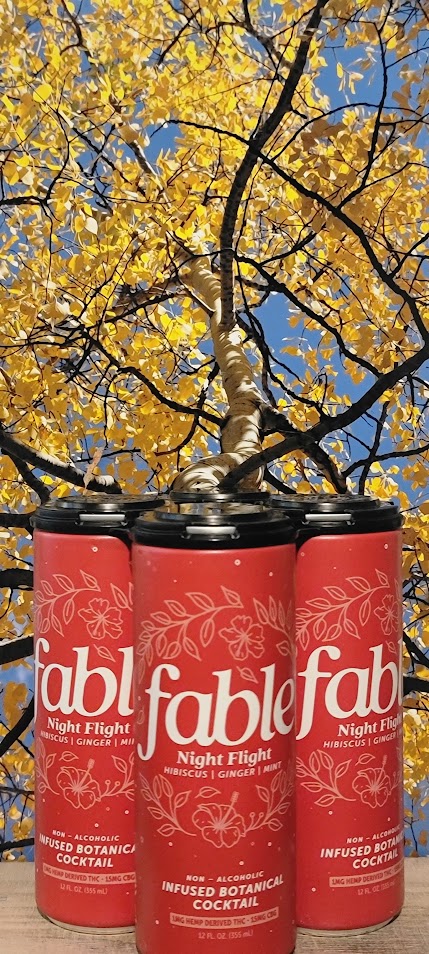 Fable night flight infused botanical cocktail