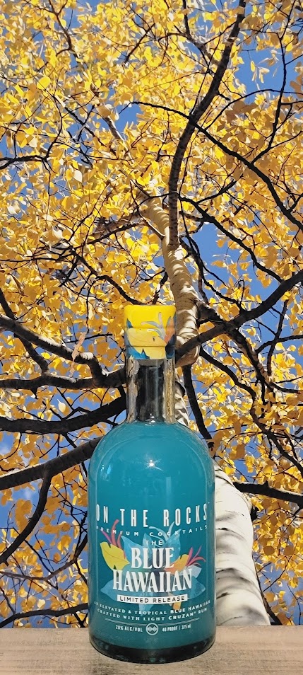 On the rocks blue hawaiian rtd