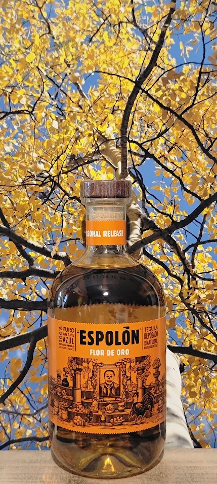 Espolon reposado flor de oro tequila