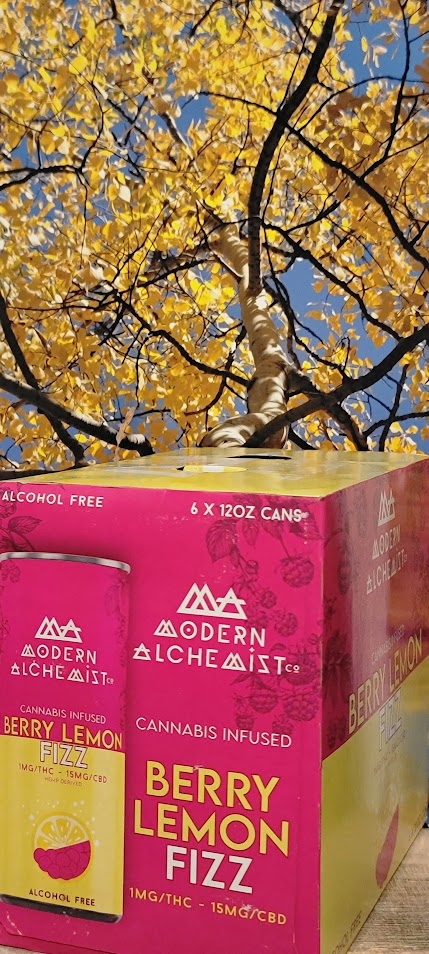 Modern alchemist berry lemon fizz