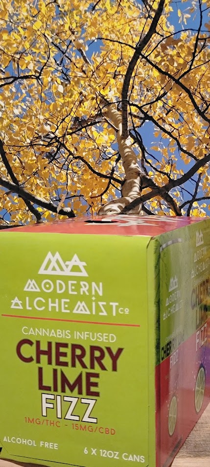 Modern alchemist cherry lime fizz