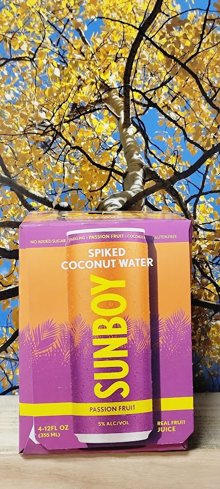 Sunboy passion fruit spiked coconut water