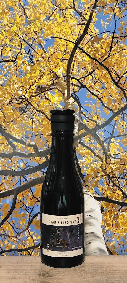 Mantensei star filled sky junmai ginjo sake