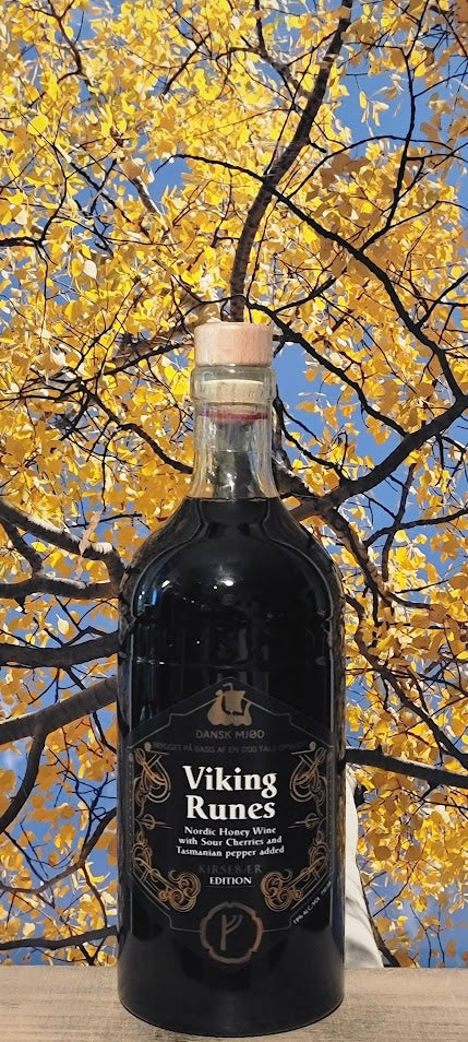 Dansk mjod viking runes sour cherries tasmanain pepper