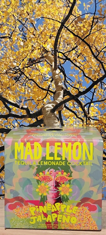 Mad lemon pineapple jalapeno cocktail