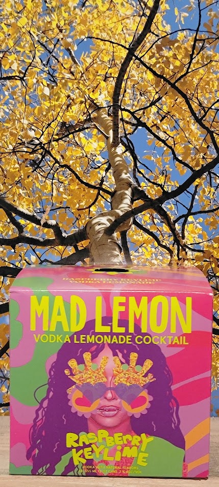 Mad lemon raspberry keylime cocktail