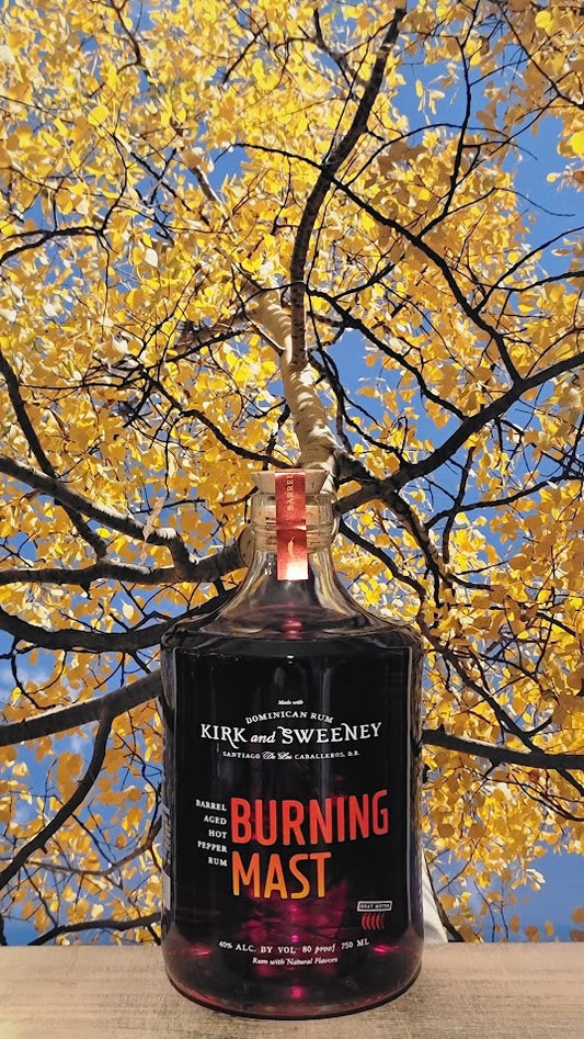 Kirk & sweeney burning mast barrel aged hot pepper rum