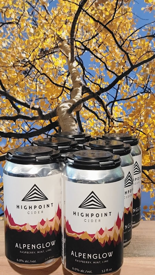 Highpoint cider alpenglow raspberry mint lime