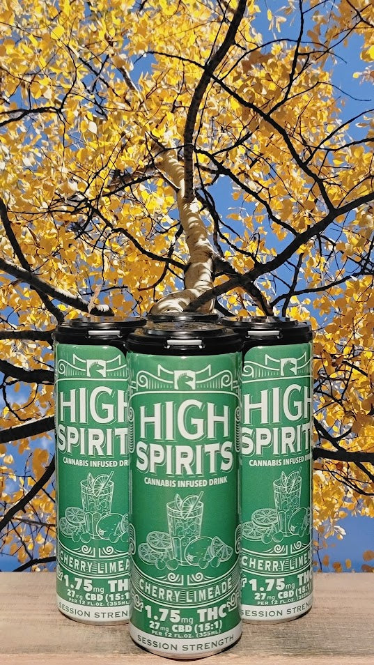 High spirits cherry limeade cannabis infused drink