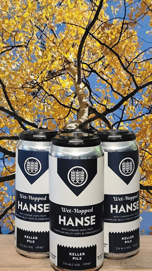 Schilling wet hopped hanse chinook hops keller pils