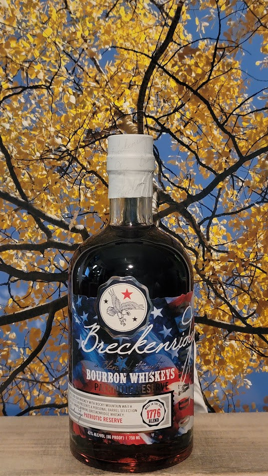 Breckenridge patriotic reserve bourbon whiskey