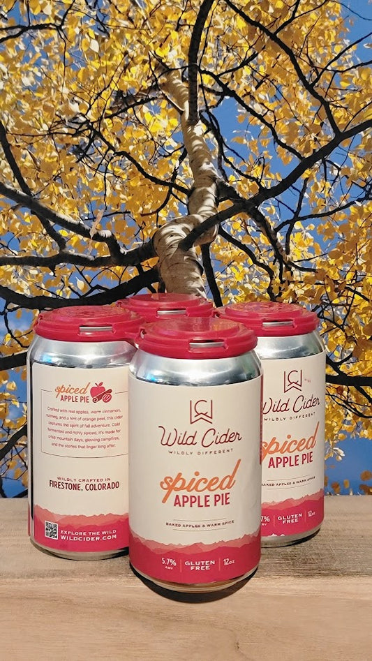 Wild cider spiced apple pie