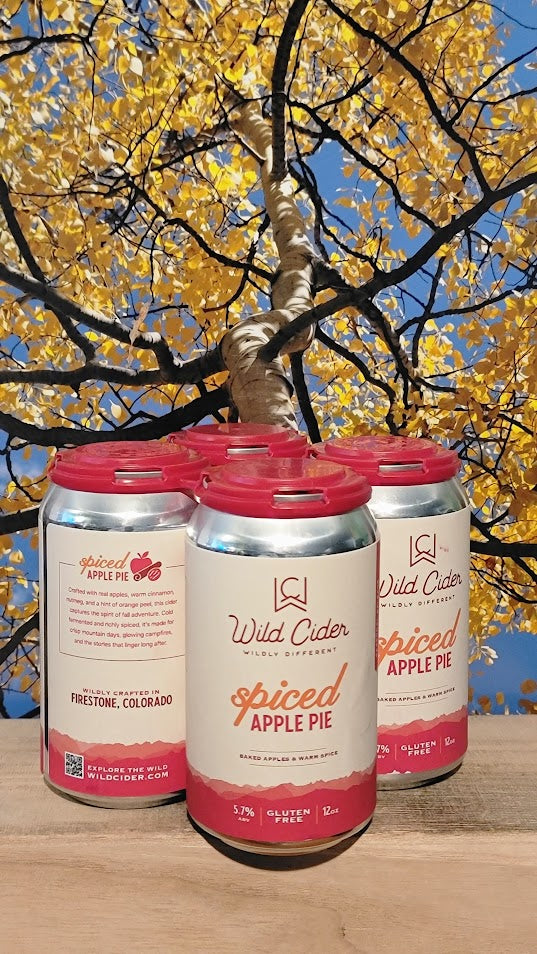 Wild cider spiced apple pie