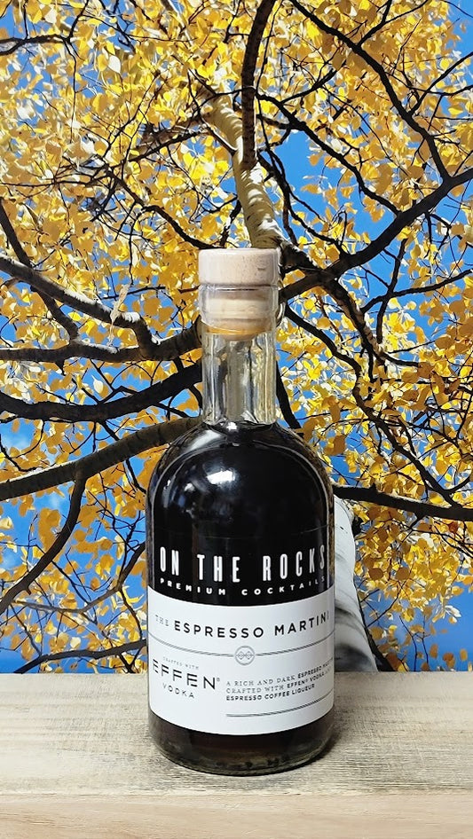 On the rocks espresso martini