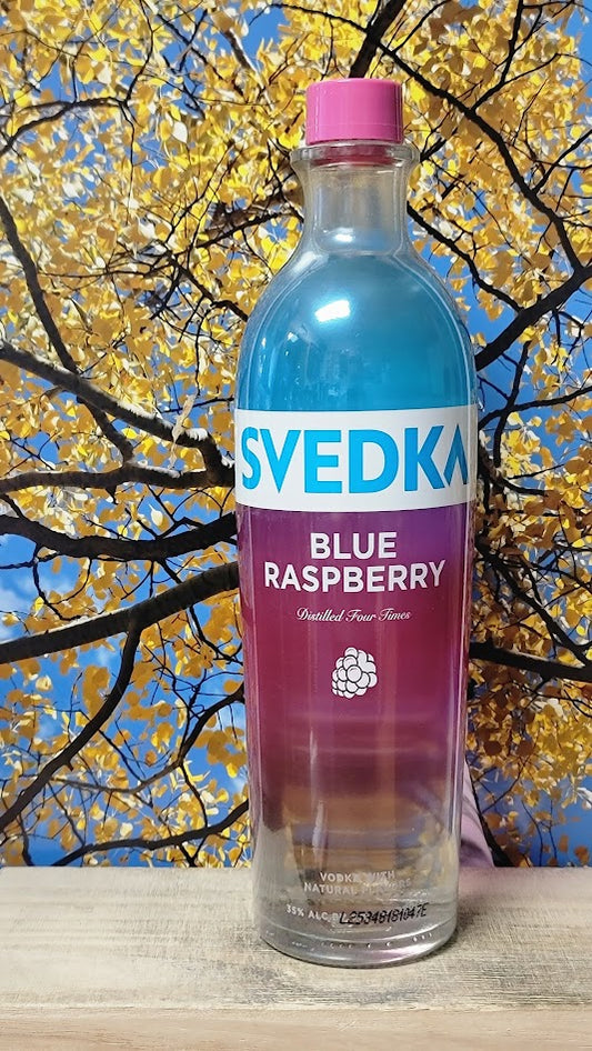 Svedka blue raspberry vodka