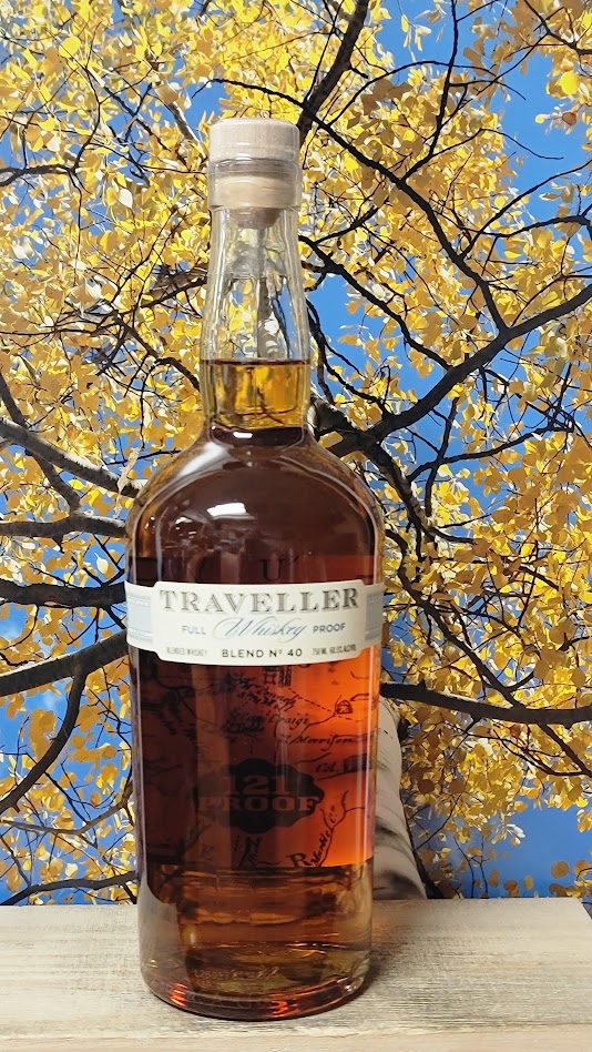 Traveller blend no.40 full proof whiskey