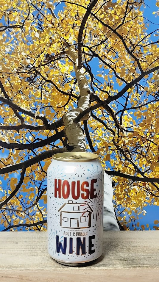 House wine brut bubbles