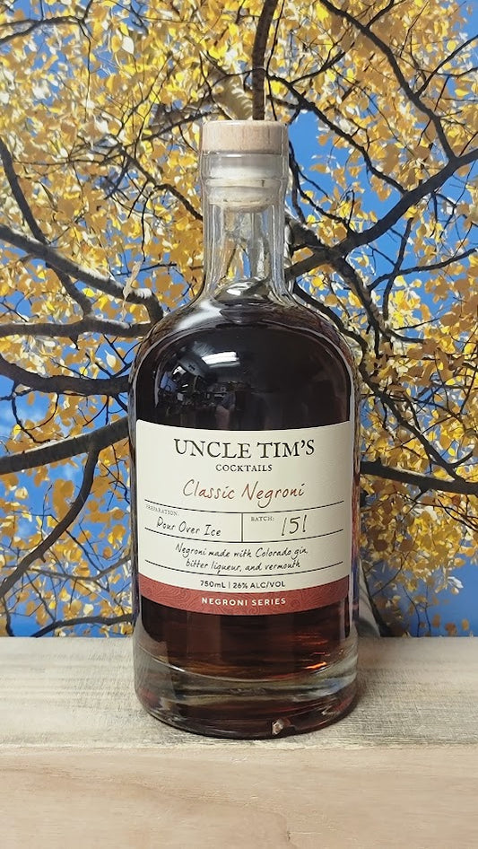 Uncle tim's cocktails classic negroni