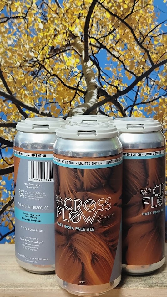 Outer range casey cross flow hazy ipa